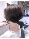 前髪長め丸みショート【みのり】