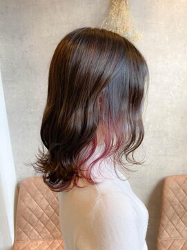 ユッカ エコル 塚口(YUCCA ekolu) ekolu/塚口/チラ見せカラー/イヤリングカラー/シアーピンク