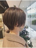 おとなショート×縮毛矯正*20代・30代・40代◎//山崎香菜子
