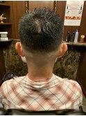ソフトモヒカン　スキンフェード　田町　理容室　ヘッドスパ