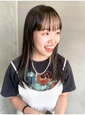 インナーカラーフェイスフレーミングロングブロンドベージュ