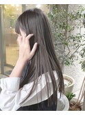グレージュ/ミルクティーグレージュ/暗め/ブリーチなし