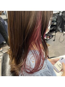 エイト 池袋店(EIGHT ikebukuro) ピンクインナーカラー♪