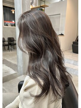 ペスカ 長町南店(pesca) ハイライト×ピンクブラウン