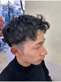 kisaiBUZZ＊西川史浩　メンズ/；ポイントカラー＆パーマ