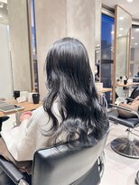 ヘアサロン ガリカ 表参道(hair salon Gallica) 【miko】韓国風ゆるふわロング/艶感クリアブラック/地毛風カラー