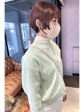 ティル(till) 【till_emi】コットンピンクのマッシュショート