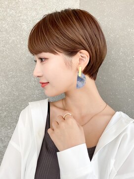 ロンド レグリーズ 立川(Lond leglise) ショート×顔周り×前髪×シルキーベージュ×グレージュカラー