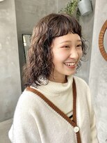 テトヘアー(teto hair) ミディアムウェーブパーマ　くせ毛風パーマくるくる　スパイラル
