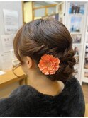 卒業式参列ヘアセット