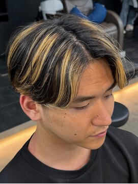 バース バイ ハピネス(BIRTH by happiness) ハイライトニュアンスセンターパート