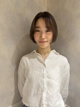 フェイス 石川町 (FACE) ベージュカラー/ハイトーンカラー/ミニボブ