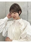 30代40代50代◎大人ショートタイトスタイル/前髪あり