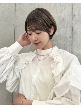 ガーデン オオタカノモリ(garden otakanomori) 30代40代50代◎大人ショートタイトスタイル/前髪あり