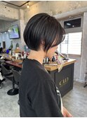 ショートボブ/ミニボブ/ハンサムショート/ショート/小顔