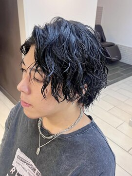 テトラ バイ ネオリーブ 横浜西口店(tetra by neolive) メンズウルフ ツイストスパイラルパーマ 横浜