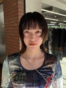 ノラ ヘアーサロン(NORA HAIR SALON) 切りっぱなしボブ顔まわりカット