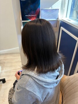 アンソル オブ リシェール(N'SOL of RICHAIR) 黒髪/ボブルフ/ネビージュ/小顔/ワンレン/南越谷/髪質改善/前髪