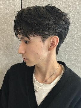 ニアウ 太田店(Niau) フェザーパーマフェザーショートニュアンスパーマスパイラル眉毛