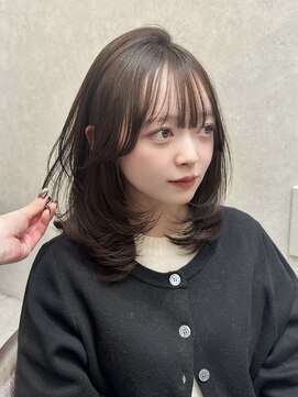 ロンド レア 天神大名店(Lond Le’a) 髪質改善メルティーグレージュカラー小顔ザクザクレイヤーカット