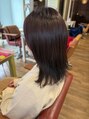 ベーシック ヘア クリエイション(BASIC hair creation)&nbsp;ブローをしなくても決まるスタイル作りを心がけています。