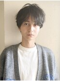 スペインカールセンターパート束感デジタルパーマ#05mf0408