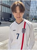 men's/メンズ無造作ショートカジュアル海外カラースタイル