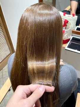 リジェール 鶴舞店 ハイライト×髪質改善