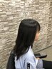 女性カット、カラー、ヘッドスパ、マッサージ