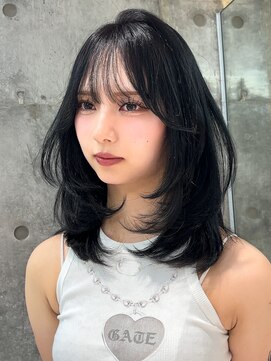 ロンドメリア 天神大名店(Lond Melia) レイヤーカット小顔に見せるヘア/韓国ヘア/髪質改善/福岡/博多