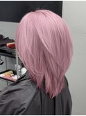 【GEEKS渋谷】ホワイトピンク/くすみピンク/ハイトーンカラー