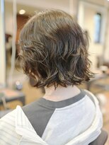 ノラキチジョウジ(NORA KICHIJOJI)&nbsp;ウルフレイヤーカットウルフパーマ切りっぱなしボブ外ハネ30代