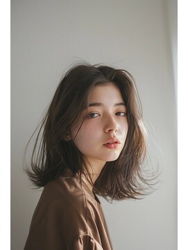 ルル(Lulu) ピンクベージュラフウェーブ