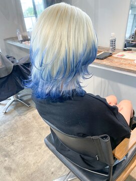 ニュート(Neut ) エンドカラーブルー/ハイトーンホワイトブロンド