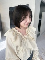 ヘアー アイス ルーチェ(HAIR ICI LUCE) ボブ/オリーブカラー/レイヤーカット/大野