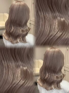 ベレーザ 渋谷(BELEZA) 17184ココアブラウンオリーブカラーミルクティーレイヤーカット