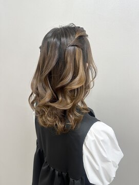 ミディアムハーフツイン