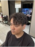 ツイストスパイラルパーマ ツイストパーマ メンズパーマ 眉毛