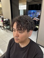 アイズ 海老名(AIZU)&nbsp;ツイストスパイラルパーマ ツイストパーマ メンズパーマ 眉毛