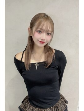 ロンド マーレ 天神大名店(Lond mare) 黒髪/オリーブグレー/小顔/ココアベージュ/レイヤーカット
