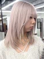 ニコ トウキョウ 渋谷(nico TOKYO)&nbsp;ホワイトベージュクダブルカラーハイトーン韓国レイヤー