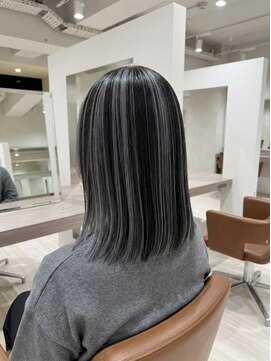 コール ネックス ザ サロン 表参道(COALL nex the salon) アンブレラカラー　ボブ　グレー