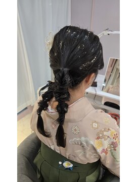 ウェーブ(WAVE) 【ヘアセット】卒業式/編み下ろし/