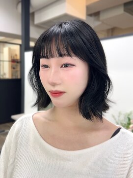 チェルシー 梅田(CHELSEA) レイヤーボブ/ブルーブラックカラー/大阪/神戸