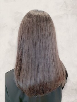 アース 上本町店(HAIR&MAKE EARTH) 透明感春カラー韓国風髪質改善艶髪美髪ストレート