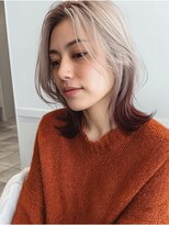 モードケイズ 宝塚店(MODE K's)&nbsp;【モードケイズ宝塚】　ミディアムスタイル　髪質改善/縮毛矯正