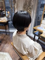 アヴァンスアンス 広島袋町店(AVANCE.ens)&nbsp;くびれショート × 髪質改善縮毛矯正