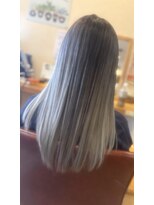 ヘアーコレット(hair Colet)&nbsp;エアータッチバレイヤージュシルバー