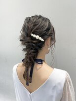 ミディアムの編み下ろしアレンジ