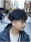 日本橋おしゃれ理容室メンズ人気ヘアスタイルツイストスパイラル